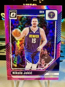 2024-25 Nikola Jokic Panini Donruss Optic Pink Hyper Prizm #100 Nuggets - Bild 1 von 2