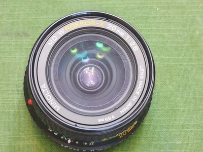 Lente Minolta MD W.ROKKOR-X, 20 mm f2,8, montaje MD Foto 1 de 4