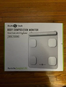 Run Star Body Composition Monitor Smart Scale With 8 Electrodes, Black - Picture 1 of 3