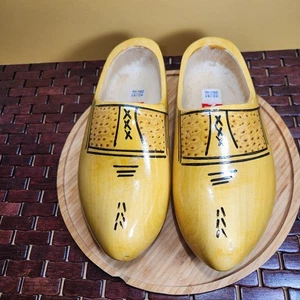 VZ Dutch Holzschuhe Clogs handgeschnitzt Hand Holland Vintage 40/41 26cm - Bild 1 von 8