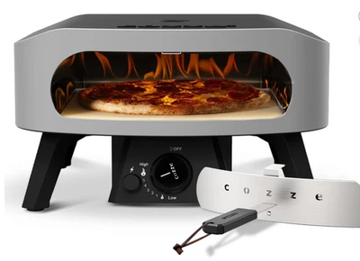 COZZE Forno Pizza a Gas 13” – Gas 30 mbar | Pietra in cordierite inclusa - NUOVO - Immagine 1 di 4