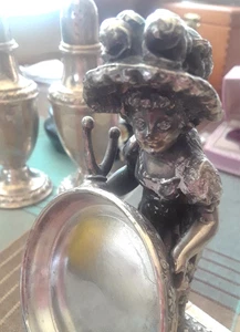 JAMES TUFTS VIERFACHPLATTE VIKTORIANISCHE KATE GREENAWAY FIGUR TASCHENUHR STALL - Bild 1 von 11