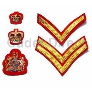 British Army No.1 Dress Chevrons & Crowns - Foto 1 di 1