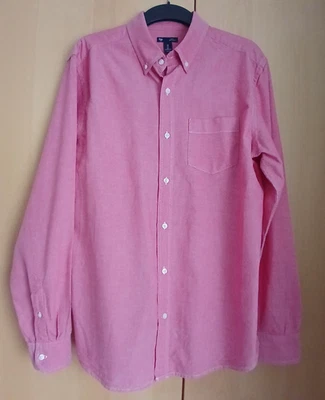 GAP Men's 'Admiral Red' Oxford Shirt with Button Down Collar Size L 100% Cotton - Image 1 of 4