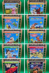 10 Kid DVD Lot of PBS WordWorld: Lucky Duck, The Train Escape, and Many More - Picture 1 of 21