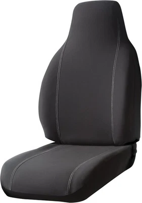 Fia BLACK Seat Protector Seat Covers Front Bucket Silverado1500 19-24 3500 20-24 - Image 1 of 4
