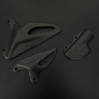 Protectores de talón de fibra de carbono y cubierta de bomba de freno para Ducati Streetfighter V4 V4S V2 Foto 1 de 4