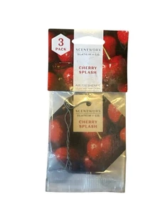 3 Sentworx by Slatkin + Co. Cherry Splash Air Freshener for Car & Small Spaces - Picture 1 of 2