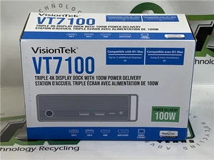 VisionTek VT7100 Docking Station Triple 4K Display 100W Power Delivery New - Picture 1 of 9