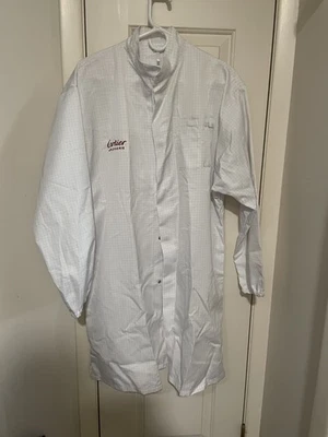 Watchmaker lab coat from Cartier Horlogerie size L  & cotton work glove size M - Image 1 of 4