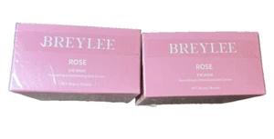 Breylee Rose Maschera Occhi Lotto 2 Trattamento Occhi Gonfi e Occhiaie Nuove Con Scatola - Foto 1 di 8