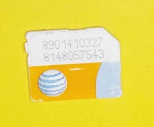 *USED* AT&T MICRO SIM CARD RESTORING TEST CELL PHONE BYPASS UNLOCK UNLOCKING - Picture 1 of 2