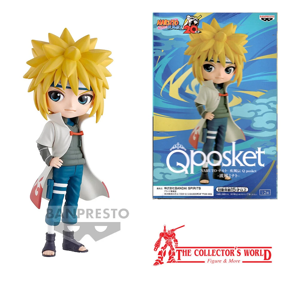 Banpresto Naruto Shippuden Minato Namikaze Q Posket Figura A Original Nuevo - Imagen 1 de 1