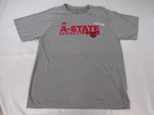 New-Minor-Flaw Arkansas State Red Wolves Football Mens Size S Small Adidas Shirt - Picture 1 of 5