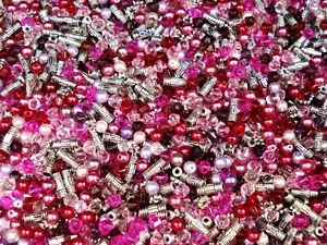 Mezcla de cuentas de vidrio/metal 50 g hágalo usted mismo joyería joyería joyería fabricación pulseras - Imagen 1 de 2