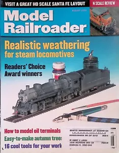 Model Railroader Magazine August 2002 Realistic Weathering for Steam Locomotives - Picture 1 of 2