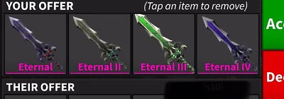 ETERNAL SET BUNDLE Eternal -II-III-IV Mm2 🌙 ISTANT DELIVERY 🌙 Cheap