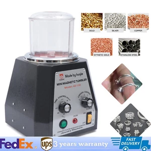 100mm Magnetic Tumbler Jewelry Diamonds Polisher & Finisher For Light Metals - Picture 1 of 15