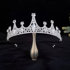 Crystal Crown Tiara Bride Child Birthday Hair Accessories Little Girls - Picture 1 of 12