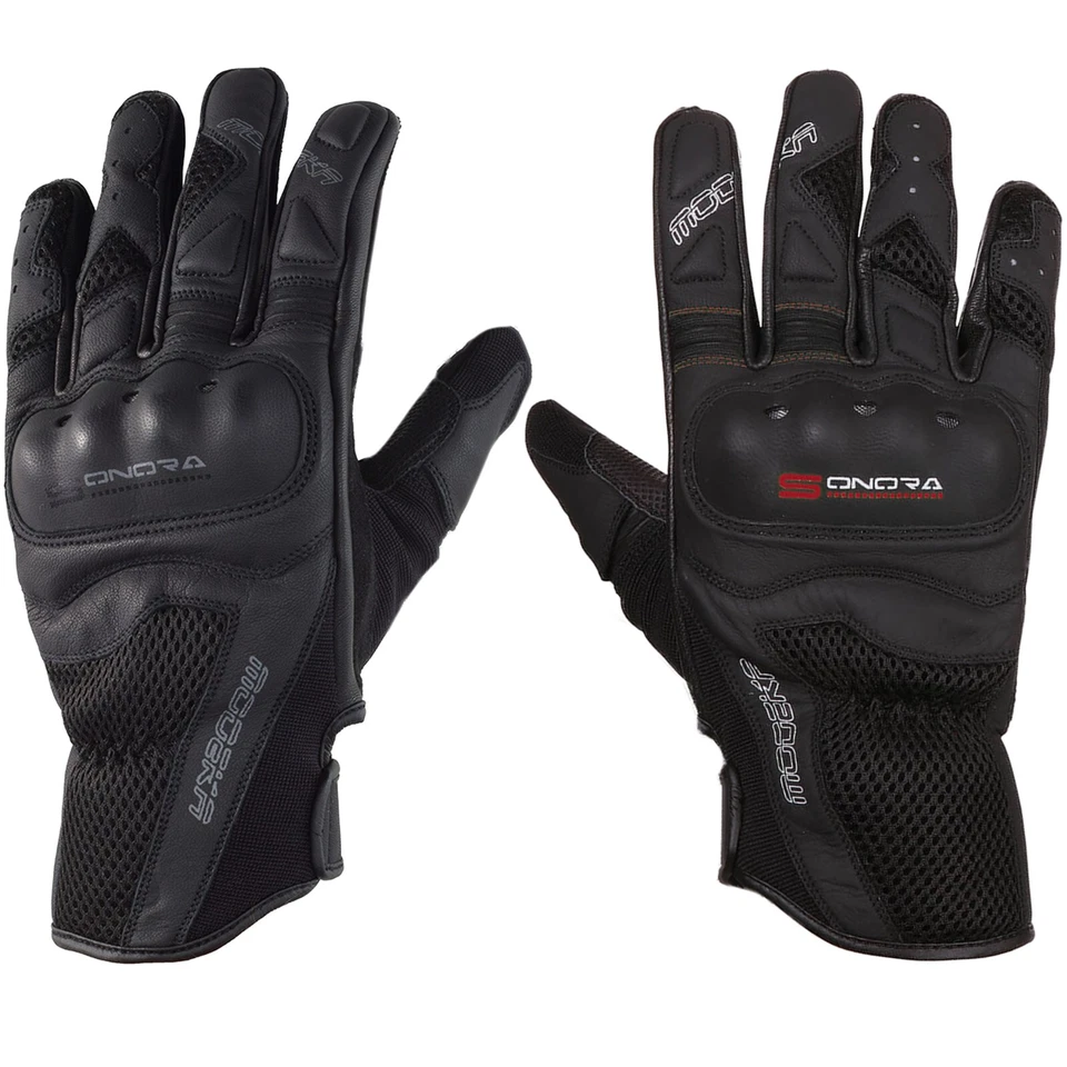 Modeka Sonora Motorrad Handschuhe Sommer Leder hoch abriebfest - Bild 1 von 1