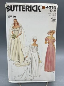 Butterick Schnittmuster 4235 Damen Brautkleid Größe 10 - Bild 1 von 5