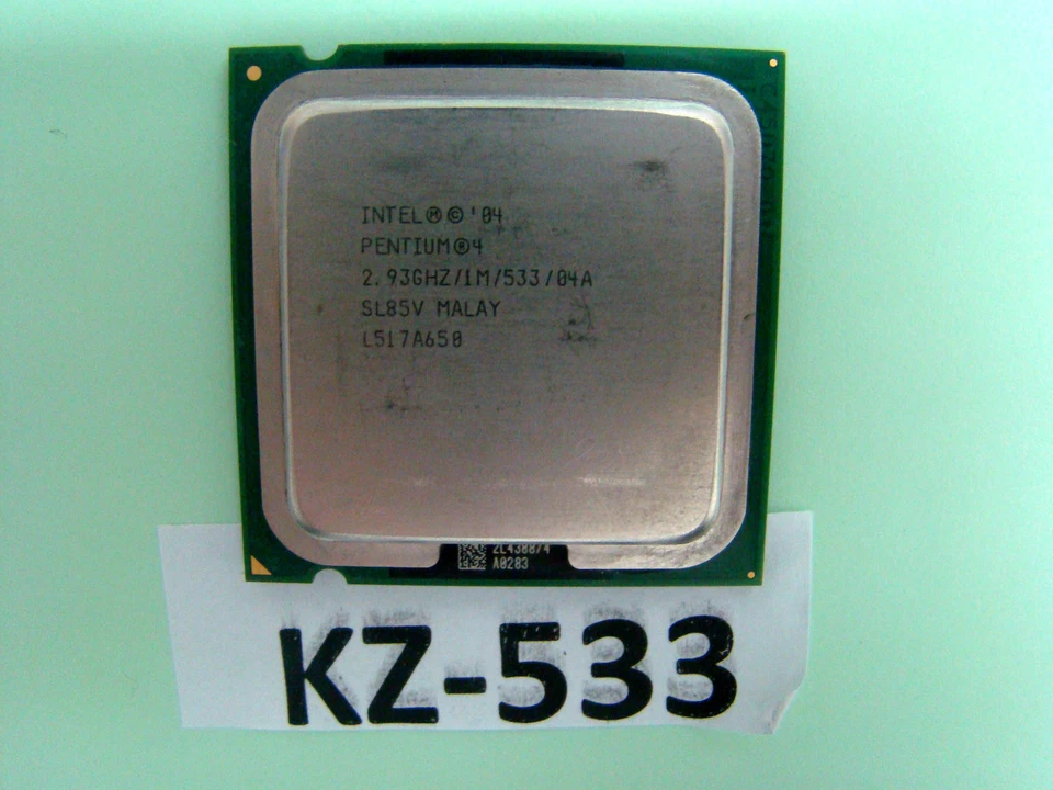Intel Pentium 4 SL85V 2.93Ghz 1M 533MHz #KZ-533 - Image 1 of 1