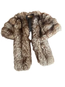 Luxurious Vintage Womens Natural Fur Stole By Kings Glam - Picture 1 of 5