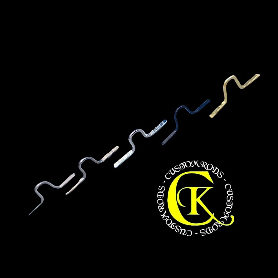 Hakenöse Einhängeöse Groß Silber Titan Schwarz Gold Titan matt Rutenbau Blank