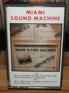 MIAMI SOUND MACHINE IMPORTED CASSETTE GLORIA ESTEFAN DON'T LOOK BACK DON'T STOP - Picture 1 of 9