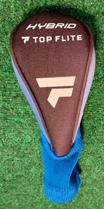 Top Flite Golf Hybrid Rescue Schläger Headcover Blau Schwarz Faded  - Bild 1 von 6