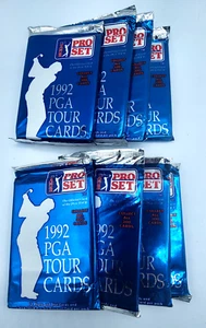 1992 Pro Set PGA Tour Golf Cards (8) Packs - Picture 1 of 1