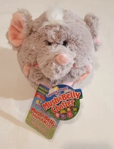 2006 Mushabelly Mushkin 8" ELEPHANT Chatters Stuffed Plush Animal Toy NEW - Picture 1 of 4