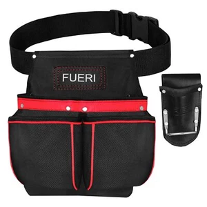Cordura Tool Pouch with Belt Clip Hammer Hoslters 11 Pocket Pouches for Tool ... - Picture 1 of 7