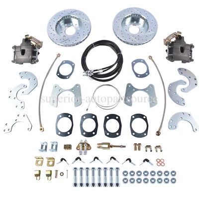 Rear Disc Brake Conversion with Parking Brake Cables for Ford 8 Inch & 9 Inch - Image 1 of 4
