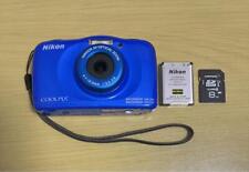 Nikon COOLPIX W150 Waterproof Digital Camera BLUE From Japan
