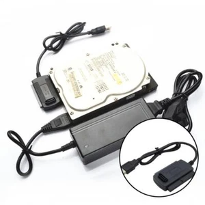 Câble convertisseur adaptateur USB vers IDE 2.0 pour lecteur 2,5 3,5 D1Y1 HD J9K NEUF R1C7 - Photo 1/8