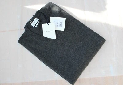 Nuevo con etiquetas Suéter Ballantyne 100% Cachemira Gris Oscuro Cuello en V Talla 56/46 Hecho en Italia Foto 1 de 4