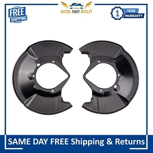 New Front Brake Dust Shield Set Fits 2006-2011 Honda Civic - Picture 1 of 4