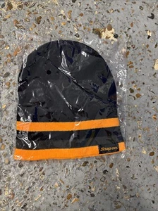 *New* Snap-On Tools Orange Grey Black Striped Beanie Hat - Picture 1 of 1