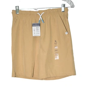 Tommy Bahama Boys Kids Beige Drawstring Elastic Waist Swim Shorts X-Large 14 NWT - Picture 1 of 3