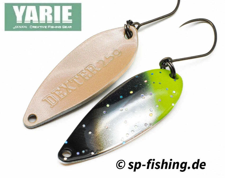 Yarie Spoon DEXTER AD22 Forellenköder Forellenblinker Spoon Japan Blinker