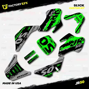 Kit de gráficos de carreras camuflado gris y verde se adapta a 00-06 Kawasaki JR50 JR 50 - Imagen 1 de 5