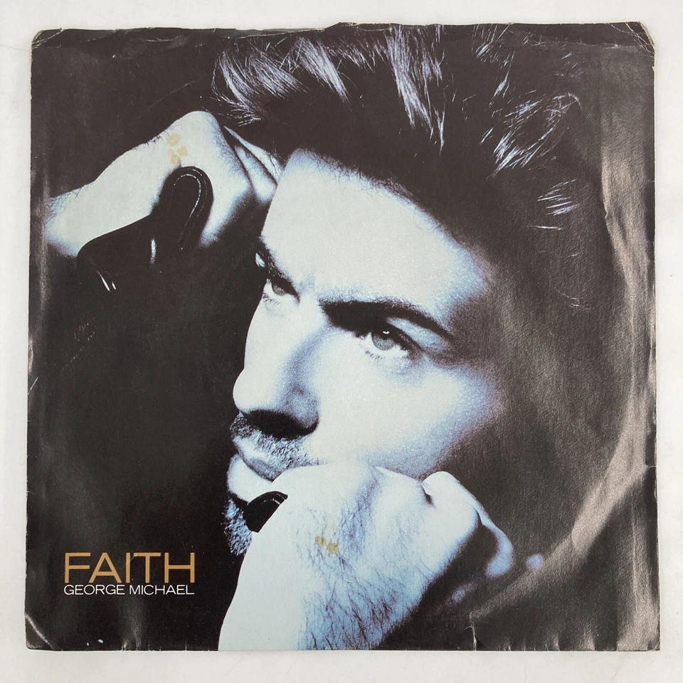 George Michael – Faith / Hand To Mouth USA 7" Vinyl Columbia – 38-07623 Foto 1 de 4
