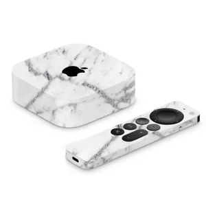 Full Vinyl Wrap Skin Marble Compatible With Apple TV 4K - Picture 1 of 1