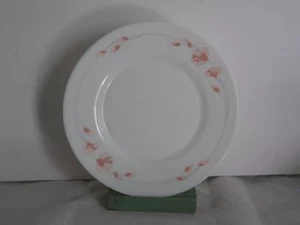 Arcopal Linette Salad Plate (s) Peach Coral Flower - Picture 1 of 1