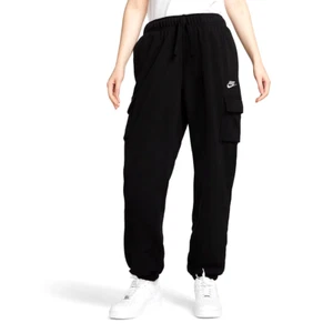 New Nike Sportswear Fleece Black Joggers Cargo Pants Women's Size XL DQ5196-010 - Picture 1 of 3