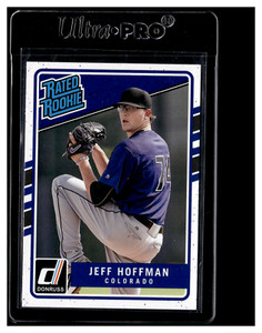 2017 Donruss #40 Jeff Hoffman Cyan Back