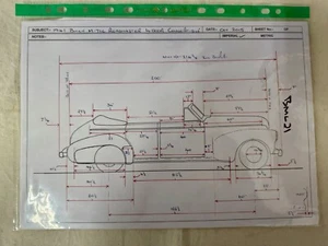 Modelos Brooklin 1941 Buick Roadmaster Phaeton BML21 patrón dibujos y notas - Imagen 1 de 9
