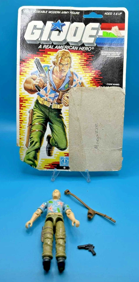 Chuckles Vintage 1987 Hasbro G.I. Joe ARAH A Real American Hero complete w/card - Image 1 of 4