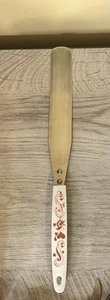Espátula de servidor de utensilios de cocina de acero inoxidable MCM vintage corazones pájaros Japón CI - Imagen 1 de 4